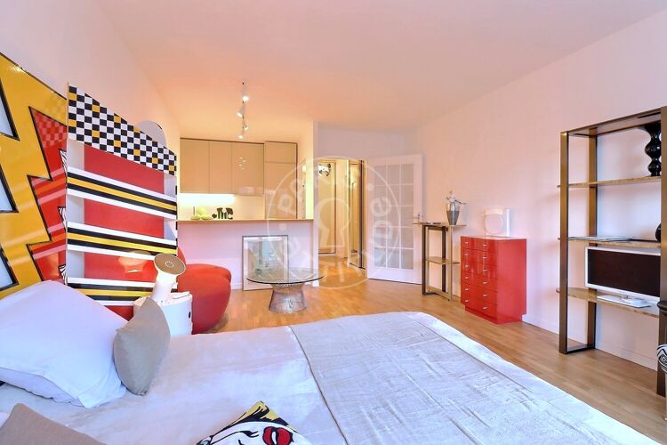 Living room - Furnished studio - Paris 75015 - 14933