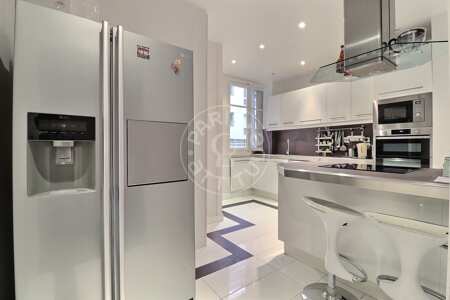 Kitchen Furnished apartment - 125m² - 3 bedrooms - Bastille - Paris