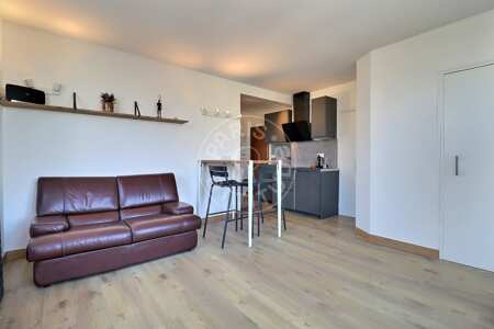 Living room Furnished apartment - 32m²  - 1 bedroom - Ecole Militaire / Unesco / Duroc - Paris