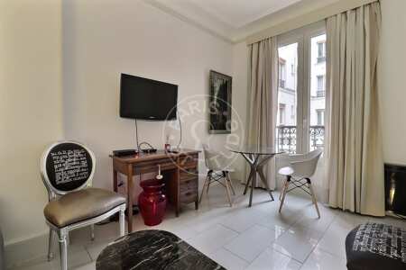 Wohnzimmer Möblierte wohnung - 34m²  - 1 Zimmer - Porte Maillot / Palais des Congrès - Paris