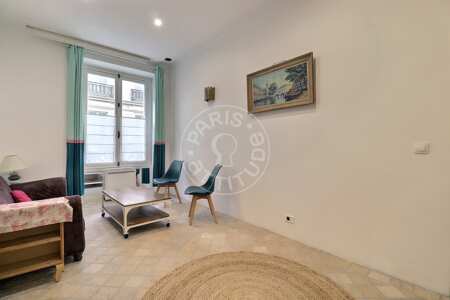 Salón Piso amueblado - 70m²  - 2 dormitorios - Saint-Lazare - París