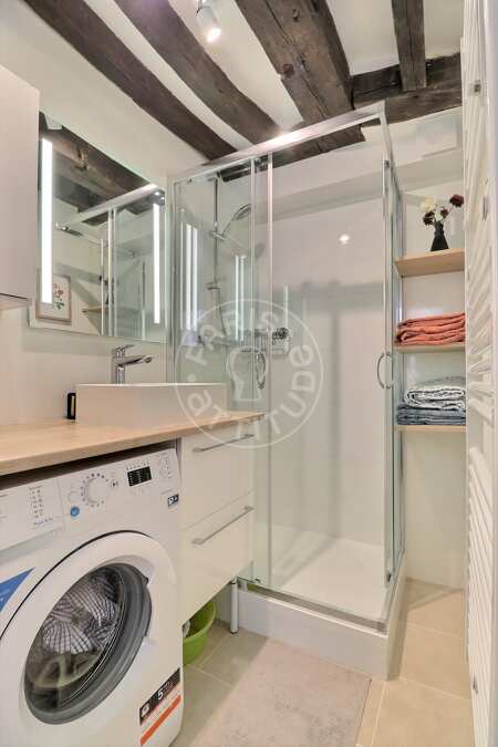 Bagno Appartamento arredato - 32m²  - 1 locale - République - Parigi