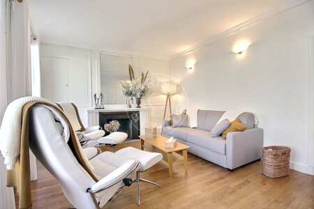 Wohnzimmer Möblierte wohnung - 59m²  - 1 Zimmer - Champs-Elysées - Paris