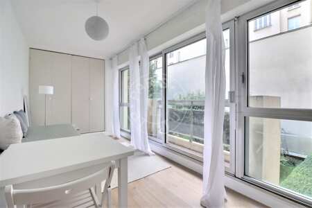 Living room Furnished studio - 18m²  - Nation - Paris