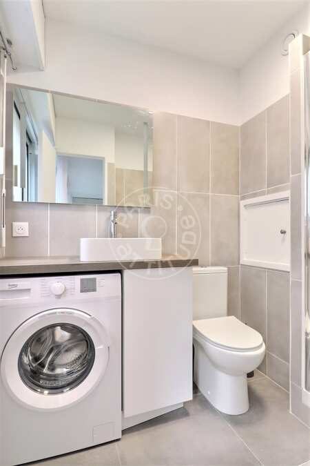 Bathroom Furnished studio - 18m²  - Nation - Paris