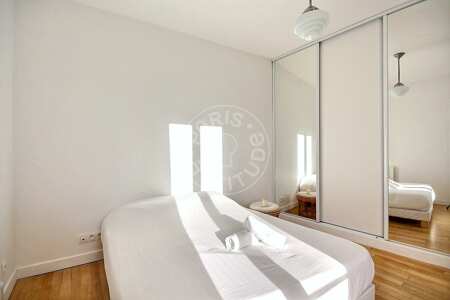 Schlafzimmer Möblierte wohnung - 32m²  - 1 Zimmer - Jules Joffrin - Mairie du 18ème - Paris