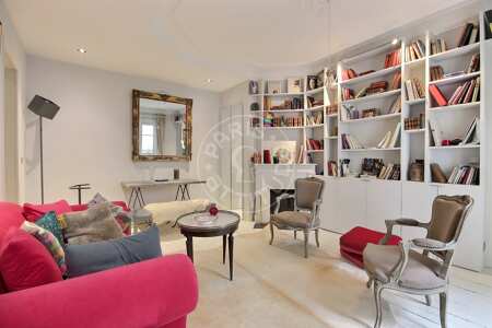 Wohnzimmer Möblierte wohnung - 39m²  - 1 Zimmer - Jules Joffrin - Mairie du 18ème - Paris