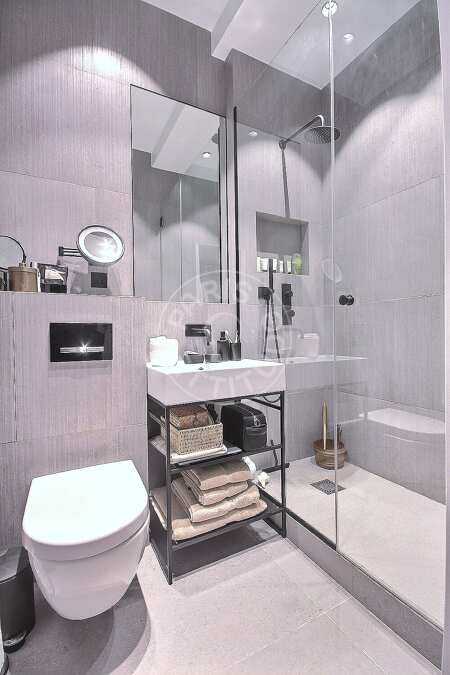 Bathroom Furnished studio - 27m²  - Champs-Elysées - Paris