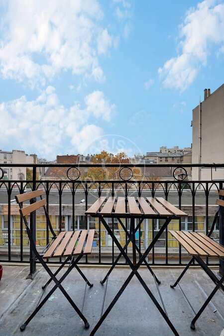 Balkon Möblierte wohnung - 36m²  - 1 Zimmer - Nation - Paris