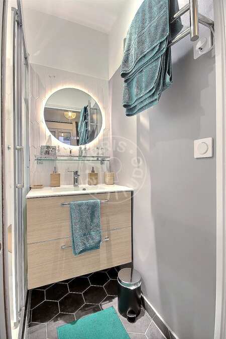 Bagno Appartamento arredato - 28m²  - 1 locale - Charonne - Parigi