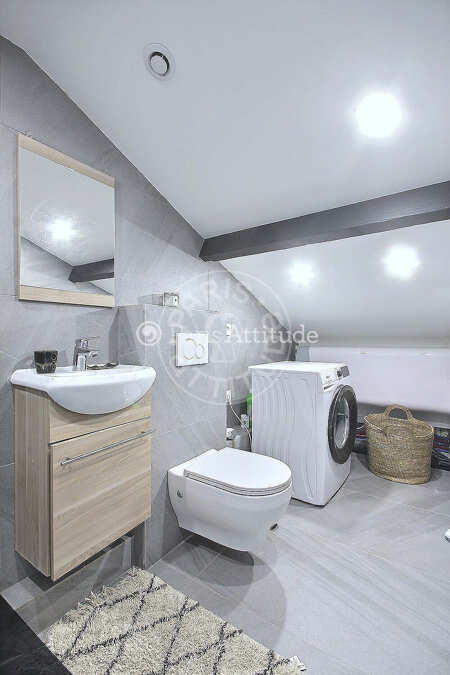 Salle de bain Appartement meublé - 37m²  - 1 chambre - Porte de Vincennes - Paris