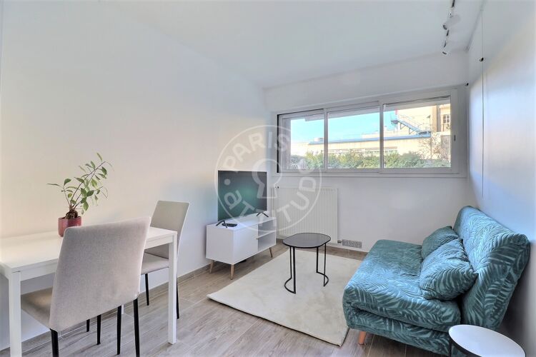 Living room - Furnished 1 bedroom - Paris 75011 - 14969