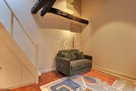 Salón Estudio con alcoba amueblado - 30m²  - Saint-Germain - París