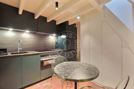 Cocina Estudio con alcoba amueblado - 30m²  - Saint-Germain - París