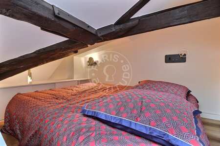 Dormitorio Estudio con alcoba amueblado - 30m²  - Saint-Germain - París