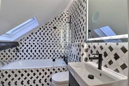 Baño Estudio con alcoba amueblado - 30m²  - Saint-Germain - París