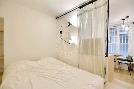 Schlafzimmer Möblierte alkovenwohnung - 28m²  - Montorgueil - Paris