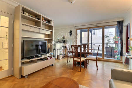 Sala Apartamento mobilado - 47m²  - 1 quarto - Nation - Paris