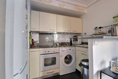 Cozinha Apartamento mobilado - 47m²  - 1 quarto - Nation - Paris
