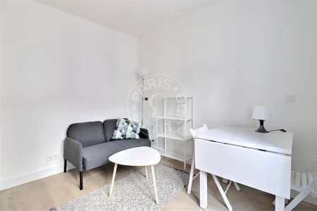 Living room Furnished apartment - 23m²  - 1 bedroom - Bastille - Paris