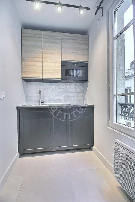 Cuisine Studio alcove meublé - 27m²  - Motte-Piquet Grenelle - Paris