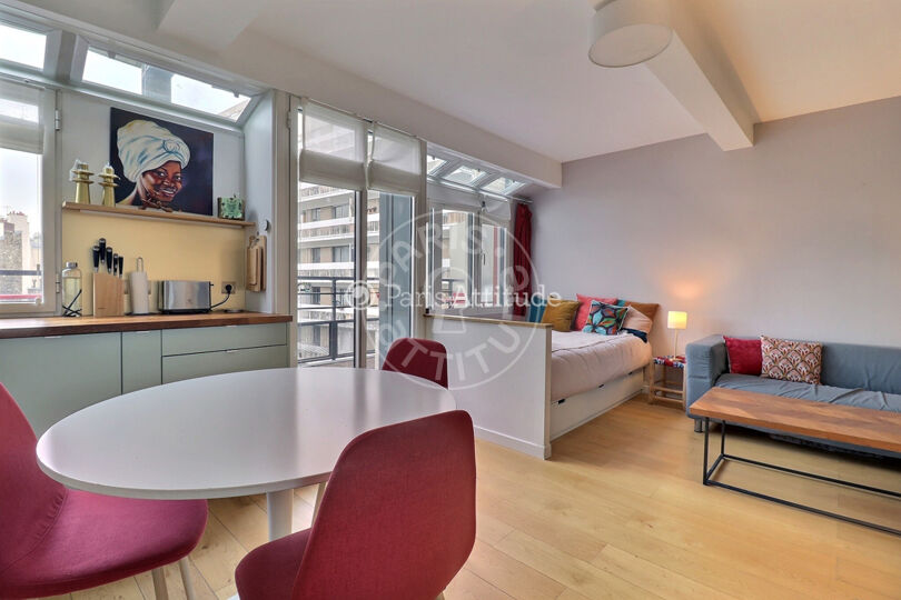 Quitinete mobiliado - Paris 75019 - 14986