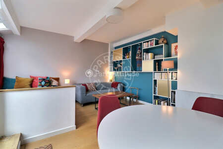 Sala Quitinete mobilado - 29m² - Crimée - Paris