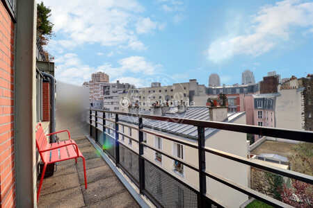 Varanda Quitinete mobilado - 29m² - Crimée - Paris