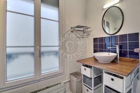 Casa de banho Apartamento mobilado - 36m²  - 1 quarto - Jules Joffrin - Mairie du 18ème - Paris