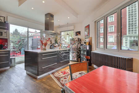 Cuisine Maison meublée - 140m² - 4 chambres - Saint-Ouen-sur-Seine