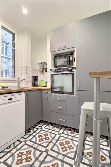 Cozinha Apartamento mobilado - 56m²  - 1 quarto - Daumesnil - Paris