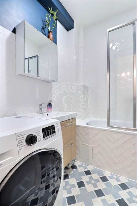 Casa de banho Apartamento mobilado - 56m²  - 1 quarto - Daumesnil - Paris