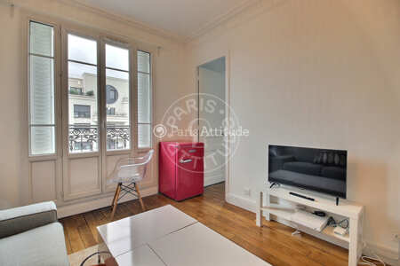 Salon Appartement meublé - 55m²  - 2 chambres - Saint-Ouen-sur-Seine