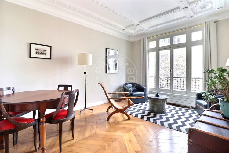 Salon - 2 chambres meublé - Paris 75008 - 14998