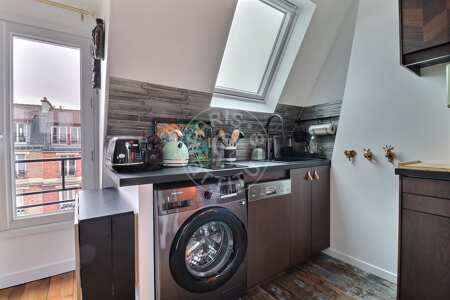 Kitchen Furnished studio - 32m²  - Porte des Lilas - Paris