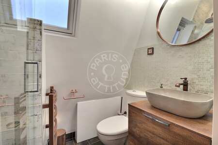 Bathroom Furnished studio - 32m²  - Porte des Lilas - Paris