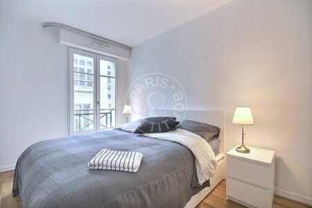 Bedroom Furnished apartment - 48m²  - 1 bedroom - Saint-Germain - Paris