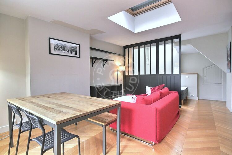 Wohnzimmer - Möblierte Alkovenwohnung - Paris 75016 - 15005