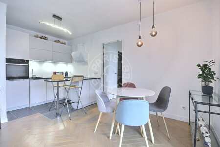 Dining room Furnished apartment - 44m²  - 1 bedroom - Issy-les-Moulineaux