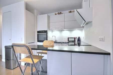 Kitchen Furnished apartment - 44m²  - 1 bedroom - Issy-les-Moulineaux