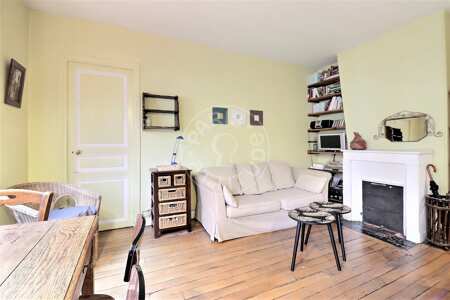 Living room Furnished apartment - 40m²  - 1 bedroom - Oberkampf - Paris