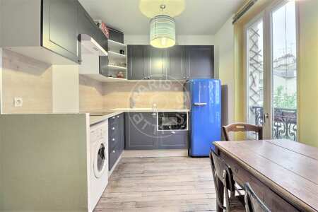 Kitchen Furnished apartment - 40m²  - 1 bedroom - Oberkampf - Paris