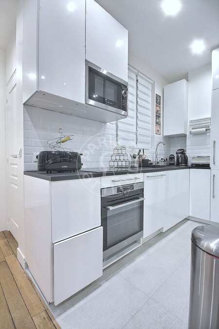 Cucina Appartamento arredato - 39m²  - 1 locale - Jasmin / Mozart - Parigi