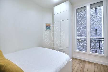 Camera da letto Appartamento arredato - 39m²  - 1 locale - Jasmin / Mozart - Parigi