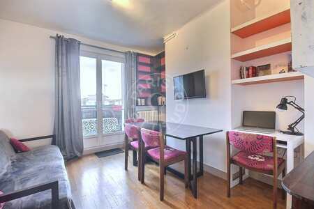 Sala Apartamento mobilado - 42m²  - 1 quarto - Gambetta - Paris
