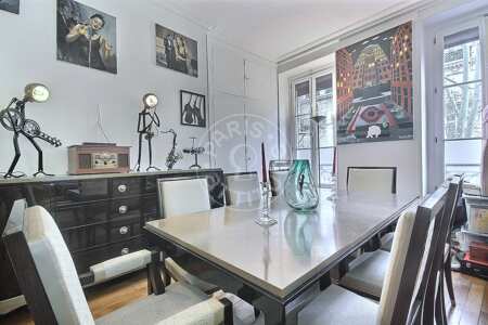 Dining room Furnished apartment - 62m²  - 1 bedroom - Invalides - Paris