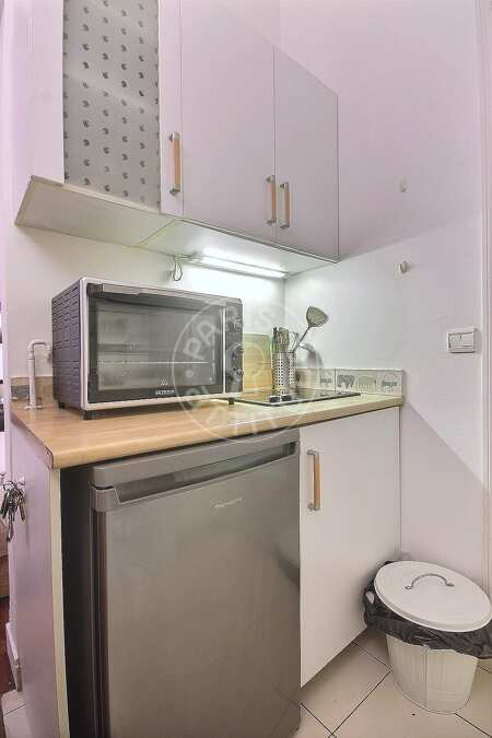 Cocina Estudio amueblado - 29m²  - Parc Monceau - París