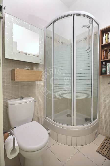 Baño Estudio amueblado - 29m²  - Parc Monceau - París