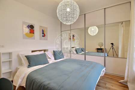 Quarto Apartamento mobilado - 65m²  - 2 quartos - Issy-les-Moulineaux