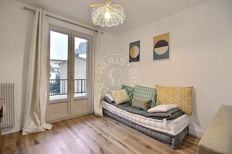 Bedroom - Furnished 2 bedrooms - Issy-les-Moulineaux 92130 - 15027